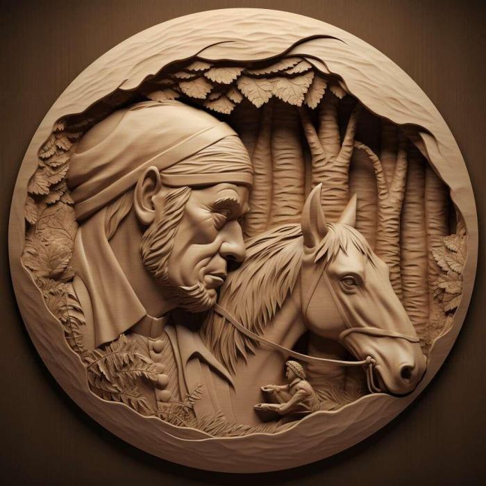 نموذج ثلاثي الأبعاد لآلة CNC 3D Art 